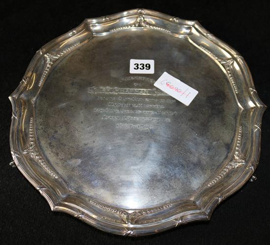 Silver salver